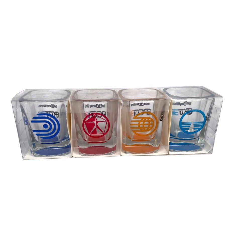 Walt Disney World Epcot 30th Anniversary Shot Glass Set